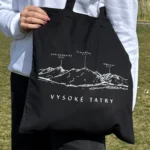 čierna nákupná taška vysoké tatry